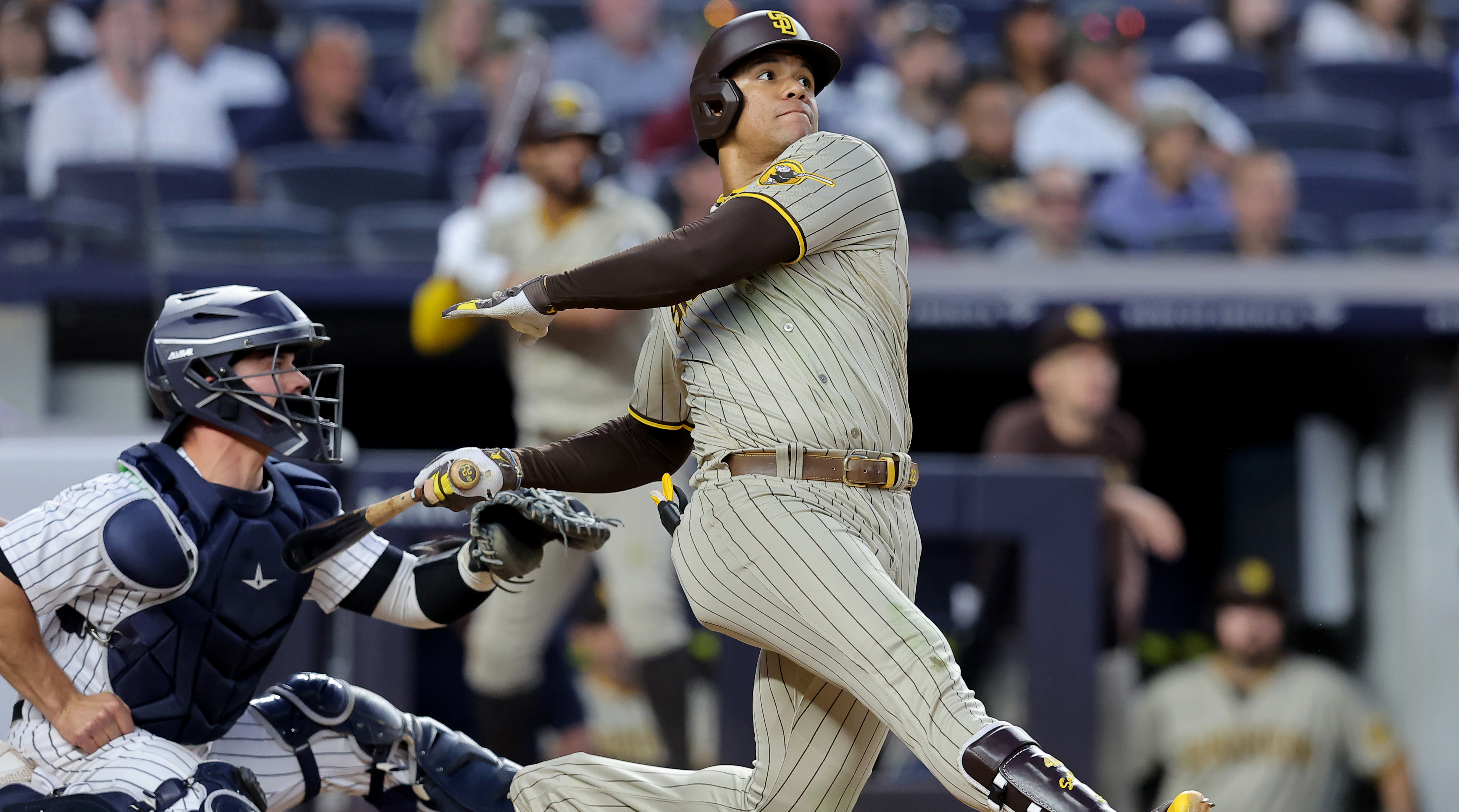 Juan Soto playing against the Yankees.